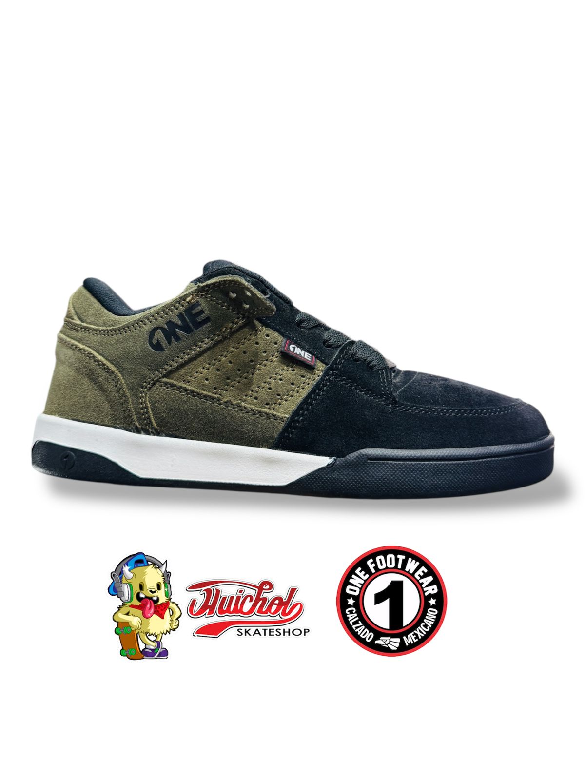 TENIS ONE FOTWEAR 411 LOW BLACK OLIVE