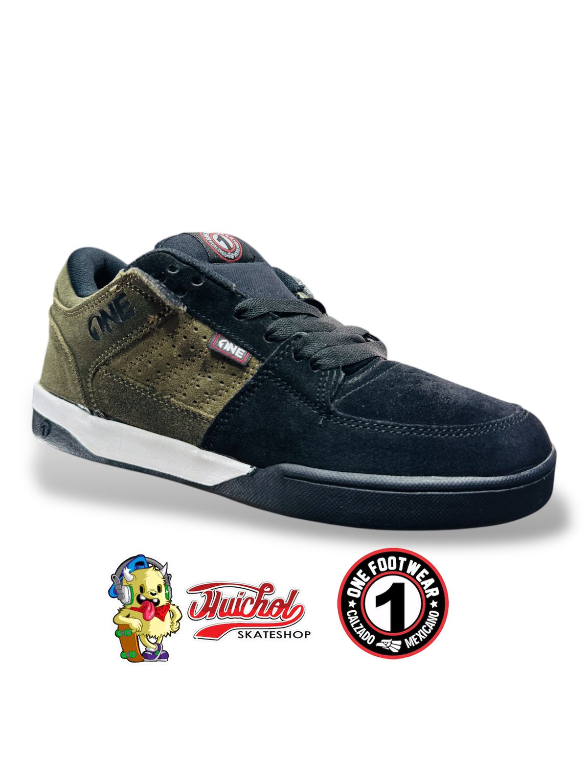 TENIS ONE FOTWEAR 411 LOW BLACK OLIVE