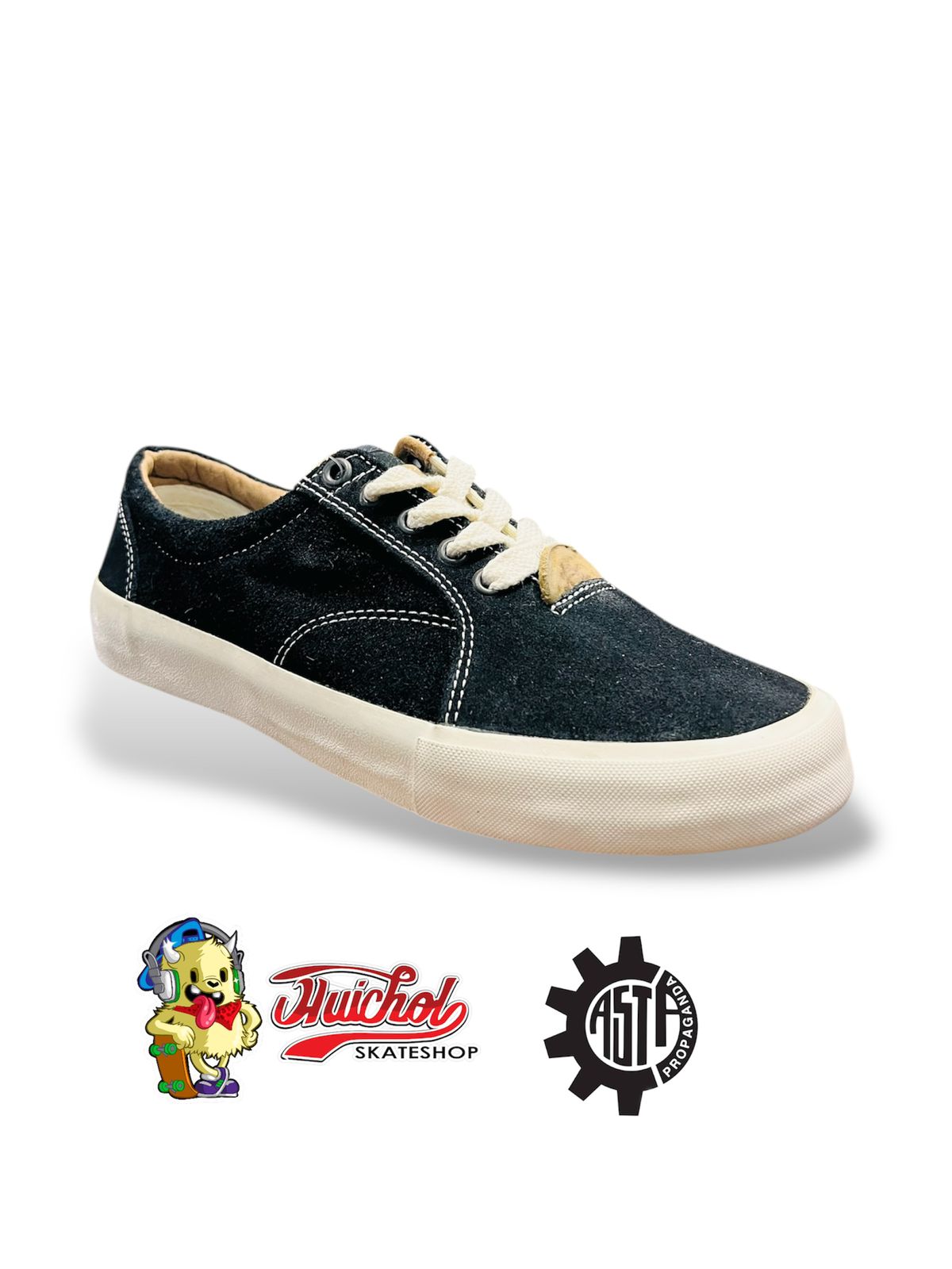 TENIS CASTA PROPAGANDA LASLOW CREAM NEGRO