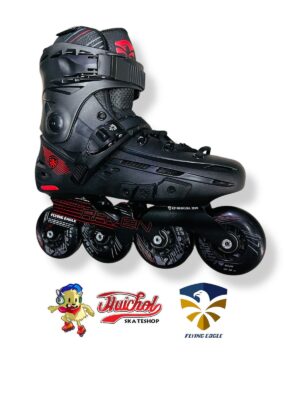 PATINES FLYING EAGLE F4 NEGRO-ROJO