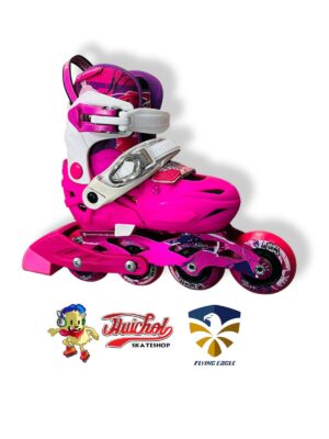PATINES FLYING EAGLE S5S ROSA- BLANCO