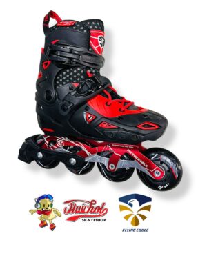 PATINES FLYING EAGLE S9 NEGRO-ROJO