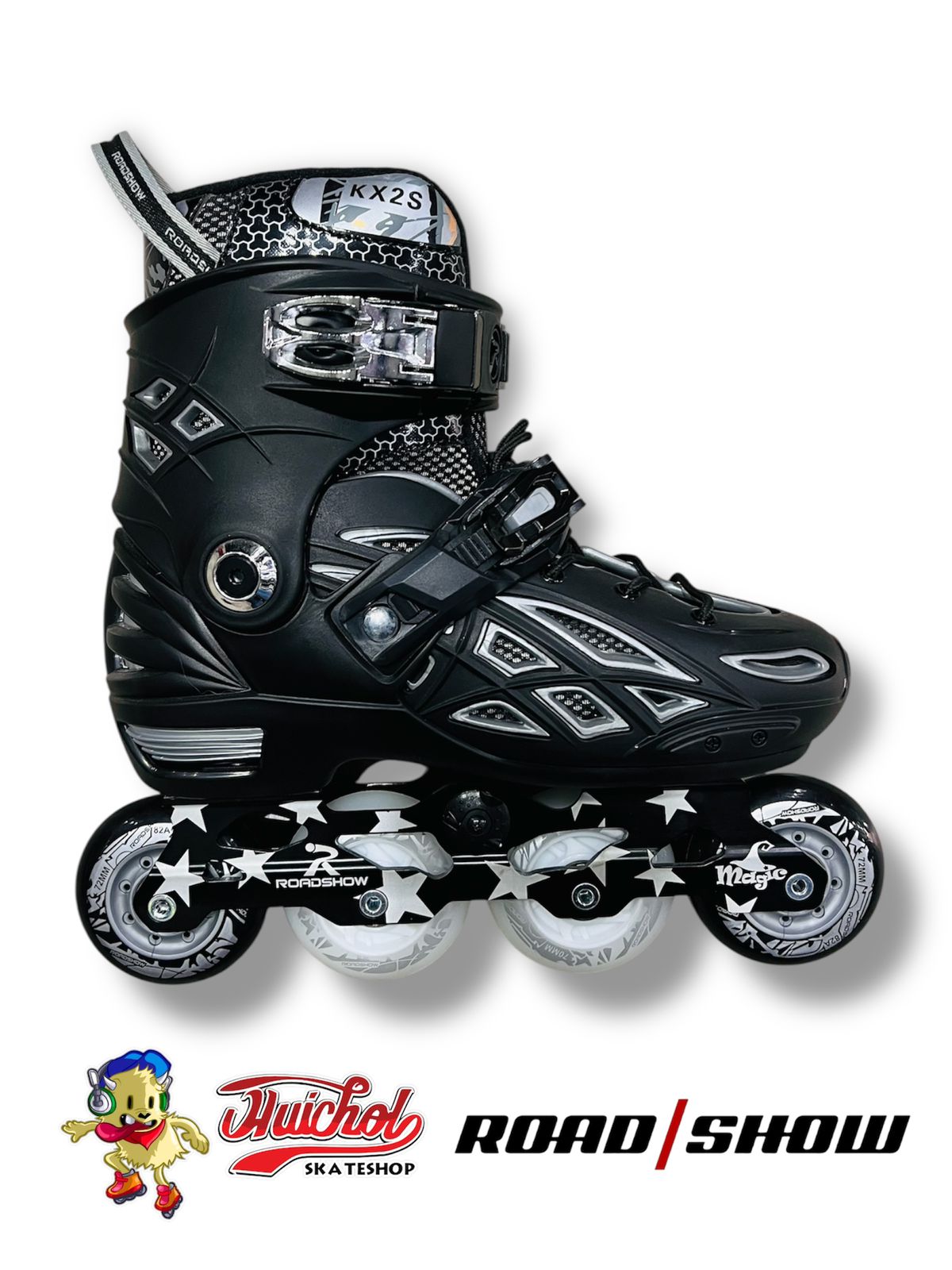 PATINES ROAD SHOW ROADSHOW KX2S NEGRO/LLANTA LED AJUSTABLES