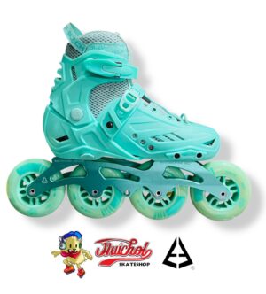 PATINES BLACK SKATE COLOR AQUA