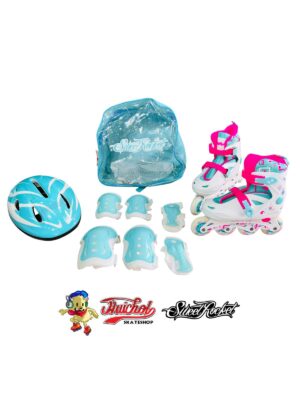 COMBO SWEET ROCKET COLOR GREEN AND PINK