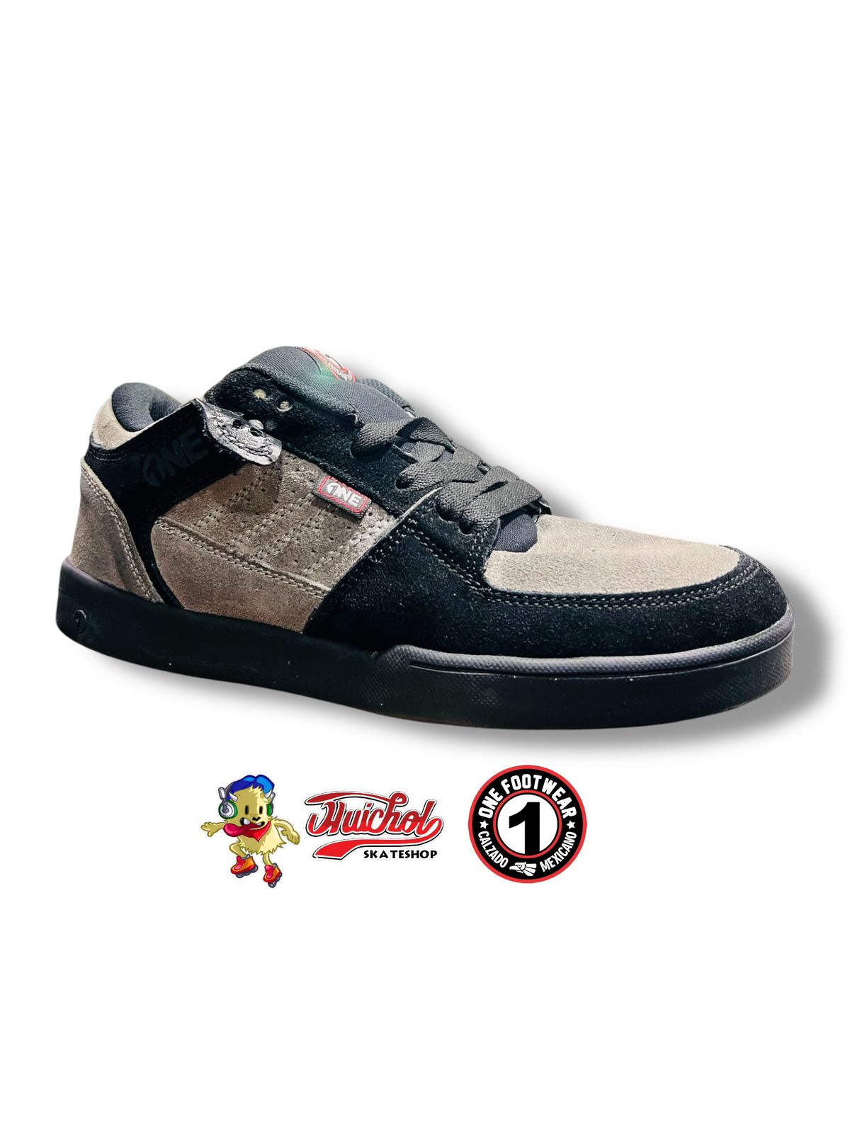 TENIS ONE FOOTWEAR 411 NEGRO GRIS