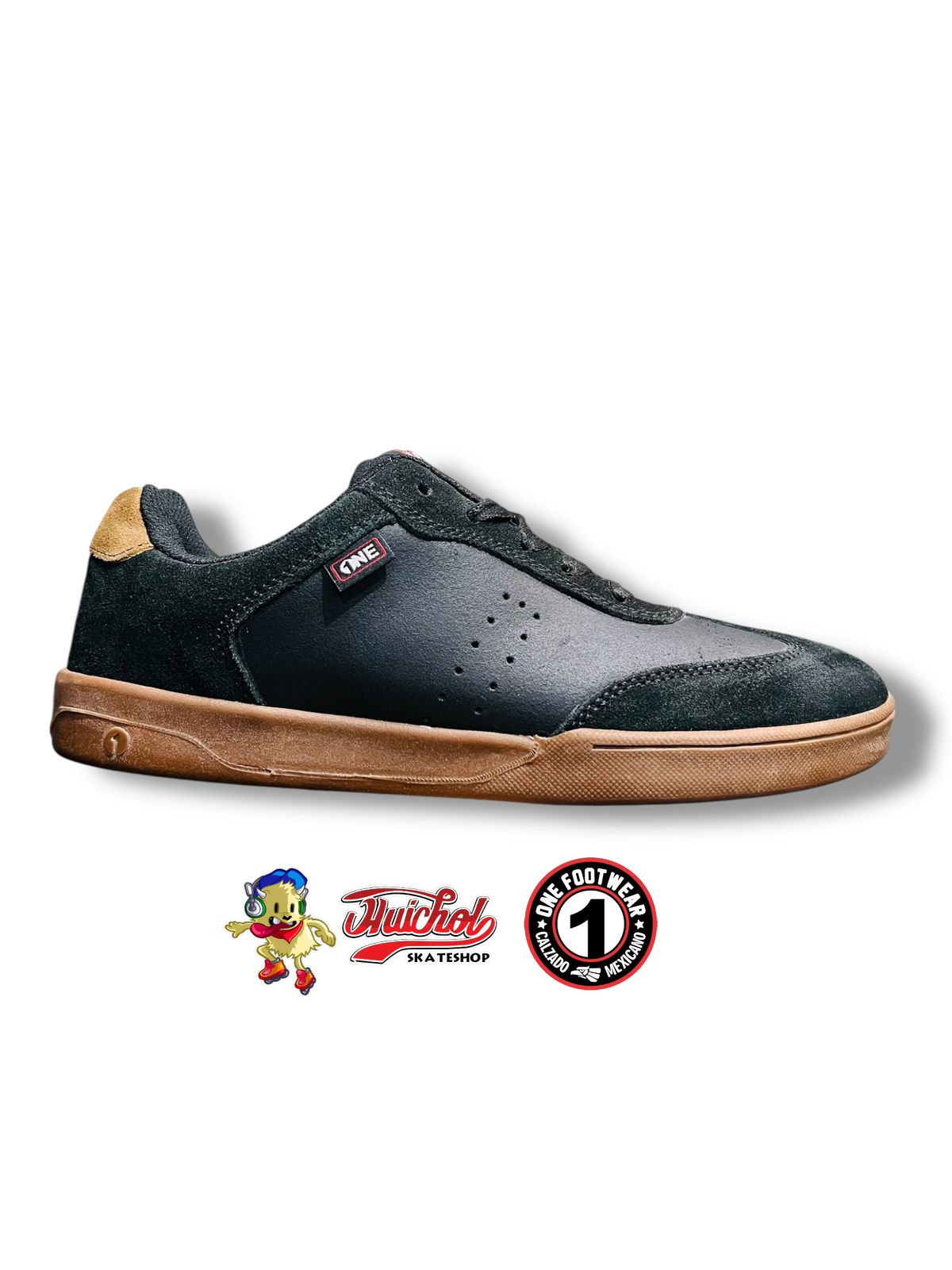 TENIS ONE FOOTWEAR NEGRO CARAMEL