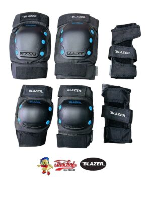 PROTECCIONES BLAZER NEGRO AZUL