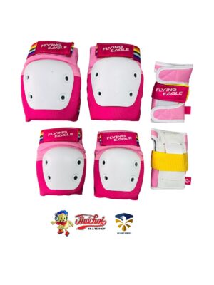 PROTECCIONES FLYING EAGLE ROSA BLANCO