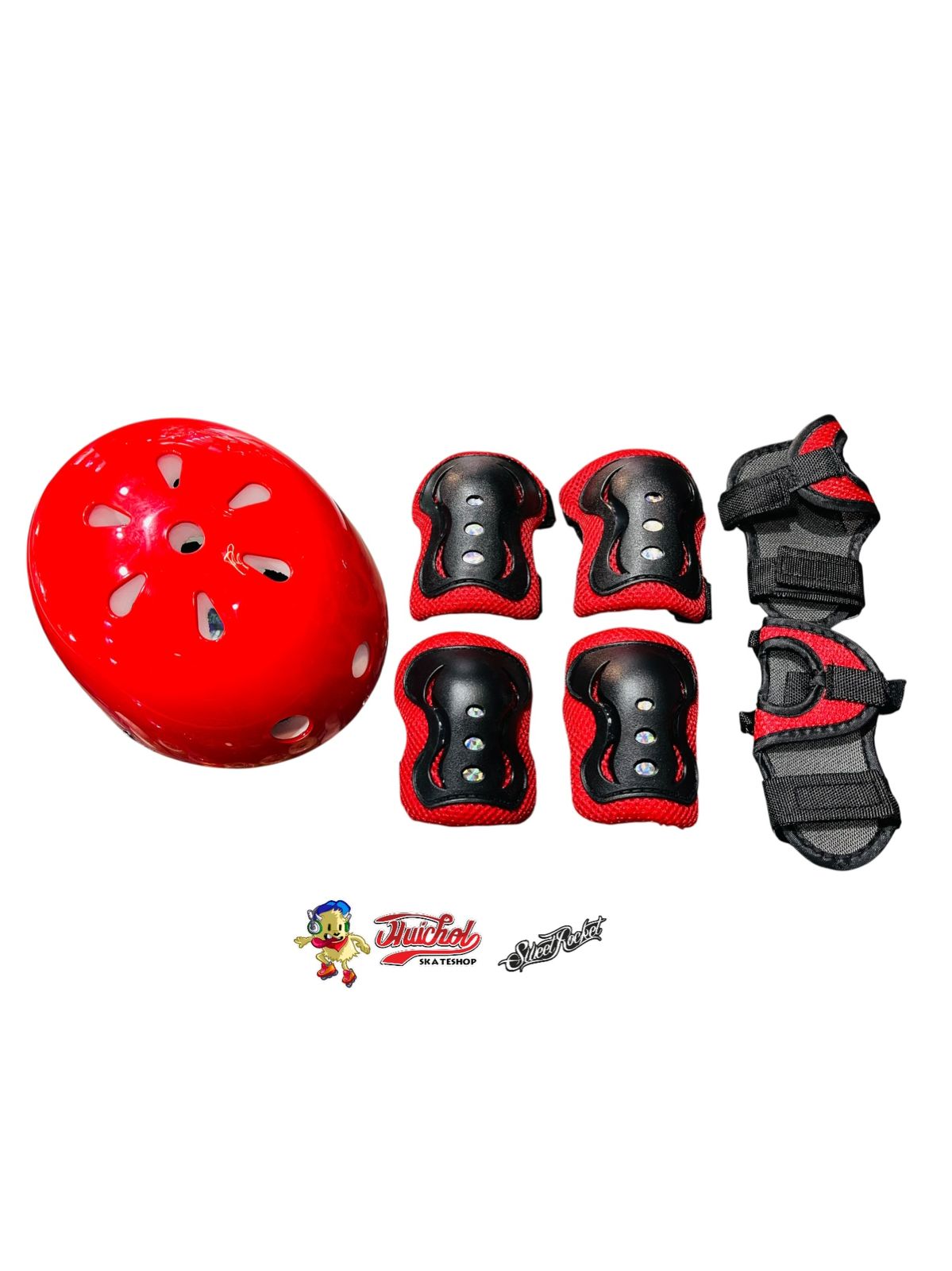 PROTECCIONES SWEET ROCKET ROJO