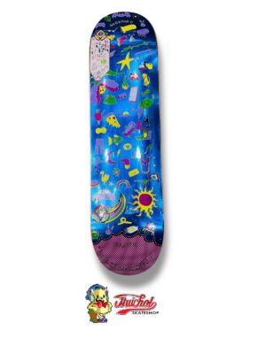 TABLA ALEBRIJE STICKERS AZUL 8.25