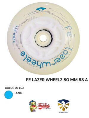 LLANTAS FLYING EAGLE FE LAZER 80 mm 88 A luz azul letras azules