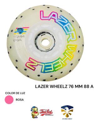 LLANTAS FLYING EAGLE FIRE FE LAZER 76 mm 88 A con luz rosa