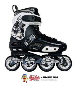 PATINES JINFERN BLANCO NEGRO