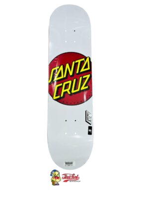 TABLA SANTA CRUZ CLASSIC DOT WHITE 8.0