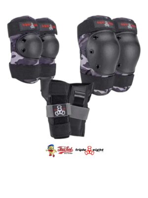 PROTECCIONES KILLER PADS NEGRO GRIS