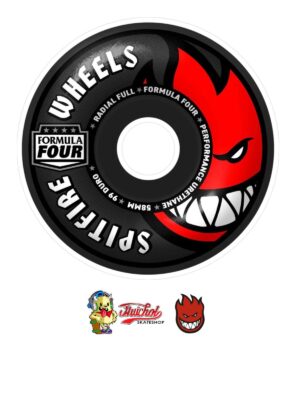 LLANTAS SPITFIRE 58 mm 97 DU negras