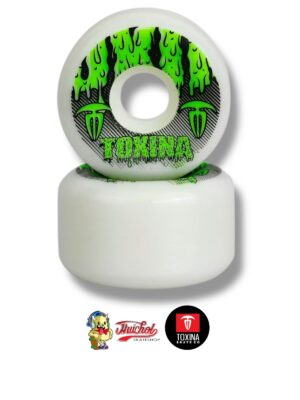 LLANTAS TOXINA GREEN LETTERS 56mm