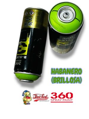LATAS 360 SPRAY PAINT COLOR HABANERO BRILLOSA 400ml