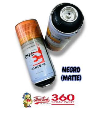 LATAS 360 SPRAY PAINT COLOR NEGRO MATE 400ml